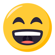😄 Emoji grinsendes Gesicht mit lachenden Augen JoyPixels 3.0.