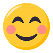 😊 Emoji Rosto Sorridente Com Olhos Sorridentes na JoyPixels 3.0.