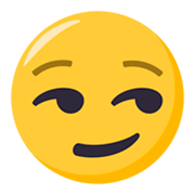 😏 Emoji Cara Sonriendo Con Superioridad en JoyPixels 3.0.