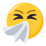 🤧 Emoji Rosto Espirrando na JoyPixels 3.0.