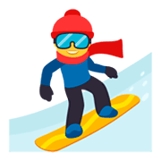 🏂 Emoji Practicante De Snowboard en JoyPixels 3.0.