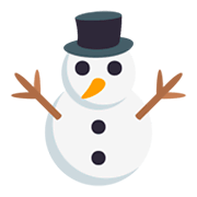 ⛄ Emoji Schneemann ohne Schneeflocken JoyPixels 3.0.