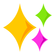 ✨ Emoji Chispas en JoyPixels 3.0.