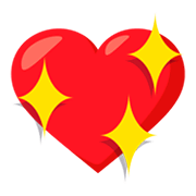 💖 Emoji funkelndes Herz JoyPixels 3.0.