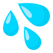 Emoji 💦 Gocce Di Sudore su JoyPixels 3.0.