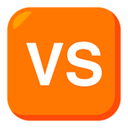 🆚 Emoji Botón VS en JoyPixels 3.0.