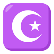 ☪️ Emoji Hilal und Stern JoyPixels 3.0.