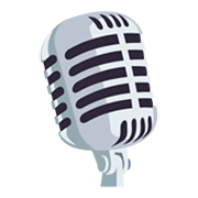 🎙️ Emoji Studiomikrofon JoyPixels 3.0.