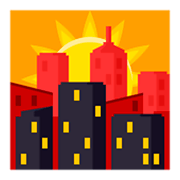 🌇 Emoji Sonnenuntergang in der Stadt JoyPixels 3.0.