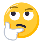 🤔 Emoji Cara Pensativa en JoyPixels 3.0.