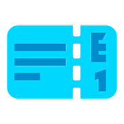 Émoji 🎫 Billet sur JoyPixels 3.0.