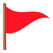 🚩 Emoji Bandera Triangular en JoyPixels 3.0.