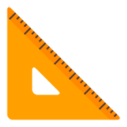 📐 Emoji Régua Triangular na JoyPixels 3.0.