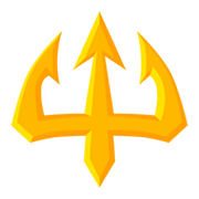 Émoji 🔱 Trident sur JoyPixels 3.0.