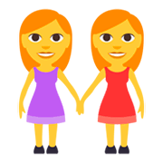 👭 Emoji Mujeres De La Mano en JoyPixels 3.0.