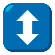 Emoji ↕️ Freccia Su-giù su JoyPixels 3.0.