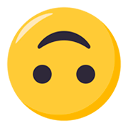 🙃 Emoji Rosto De Cabeça Para Baixo na JoyPixels 3.0.