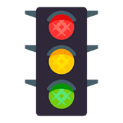 Émoji 🚦 Feu Tricolore Vertical sur JoyPixels 3.0.