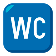 Emoji 🚾 Simbolo Del WC su JoyPixels 3.0.