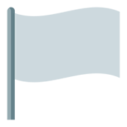 🏳️ Emoji weiße Flagge JoyPixels 3.0.