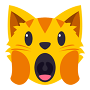 Emoji 🙀 Gatto Esterrefatto su JoyPixels 3.0.