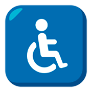 ♿ Emoji Símbolo De Cadeira De Rodas na JoyPixels 3.0.
