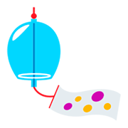 Emoji 🎐 Campana Al Vento su JoyPixels 3.0.
