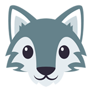 Émoji 🐺 Loup sur JoyPixels 3.0.