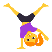 Emoji 🤸‍♀️ Donna Che Fa La Ruota su JoyPixels 3.0.