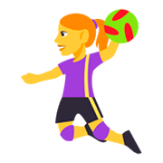 Émoji 🤾‍♀️ Handballeuse sur JoyPixels 3.0.