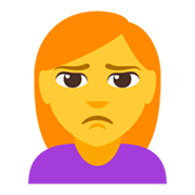 🙎‍♀️ Emoji Mujer Haciendo Pucheros en JoyPixels 3.0.