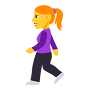 🚶‍♀️ Emoji Mujer Caminando en JoyPixels 3.0.