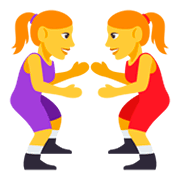 🤼‍♀️ Emoji Mulheres Lutando na JoyPixels 3.0.