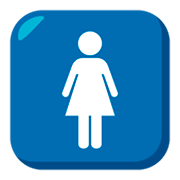 Émoji 🚺 Symbole Toilettes Femmes sur JoyPixels 3.0.