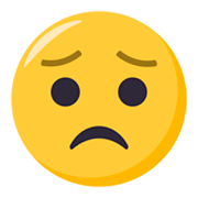 😟 Emoji Rosto Preocupado na JoyPixels 3.0.