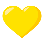 Émoji 💛 Cœur Jaune sur JoyPixels 3.0.