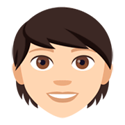 🧑🏻 Emoji Erwachsener: helle Hautfarbe JoyPixels 4.0.
