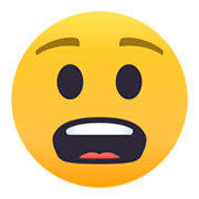 😧 Emoji Rosto Angustiado na JoyPixels 4.0.