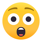 😲 Emoji Rosto Espantado na JoyPixels 4.0.