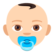 👶🏻 Emoji Baby: helle Hautfarbe JoyPixels 4.0.