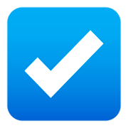 ☑️ Emoji Casilla Con Marca De Verificación en JoyPixels 4.0.