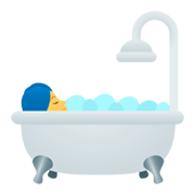 🛀 Emoji badende Person JoyPixels 4.0.