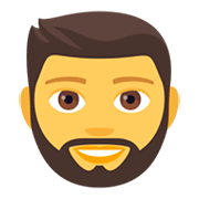 🧔 Emoji  Pessoa: Barba na JoyPixels 4.0.