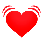 Emoji 💓 Cuore Che Batte su JoyPixels 4.0.