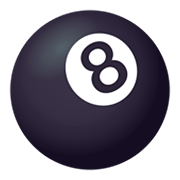 🎱 Emoji Bola Negra De Billar en JoyPixels 4.0.