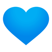 Émoji 💙 Cœur Bleu sur JoyPixels 4.0.