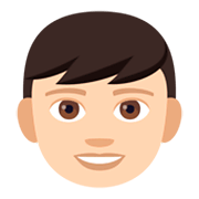 👦🏻 Emoji Menino: Pele Clara na JoyPixels 4.0.