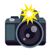 📸 Emoji Cámara Con Flash en JoyPixels 4.0.