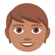 🧒🏽 Emoji Infante: Tono De Piel Medio en JoyPixels 4.0.