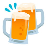 🍻 Emoji Jarras De Cerveza Brindando en JoyPixels 4.0.